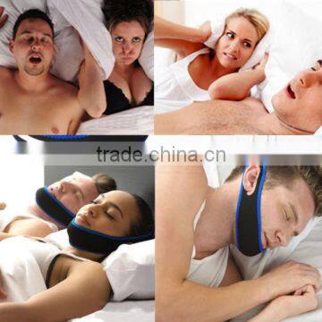 Adjustable Anti Snoring Chin Strap Jaw Sleep Aid Belt Snore Apnea FIX Support photo-2
