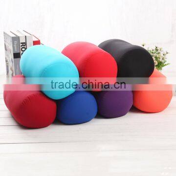 2016 Hot Comfortable Creative Solid Color Office Pillow Personal Cylinder Neck Pillow Fashionable Column Pillows For Travel photo-2