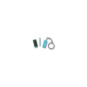 Low cost mini USB flash drive with logo print available