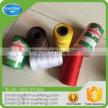 Custom Extra Strong Good Elasticity 100%Polyester Braid Waxed Thread