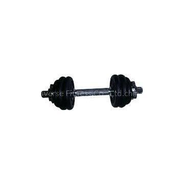 Home gym of fitness equipment -dumbbell set for indoor exercise Black paint set UDS-01