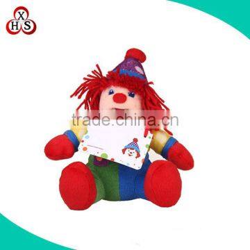 factory wholesale custom plush clown plush stuffed toys clown dolls