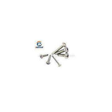 Pozi Pan Head Self Tapping Metal Screws With Flake Zinc Silver Surface DIN 7981