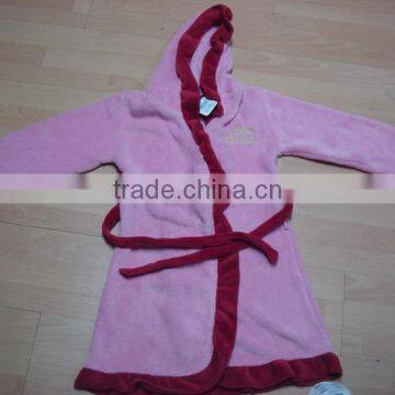 Wholesale Soft and Warm Flannel Fleece Bathrobe