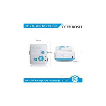 Good Quality Personal Gps Tracker Kids With Two Way Communication Gps Tracker SOS Call Children Rf-v16