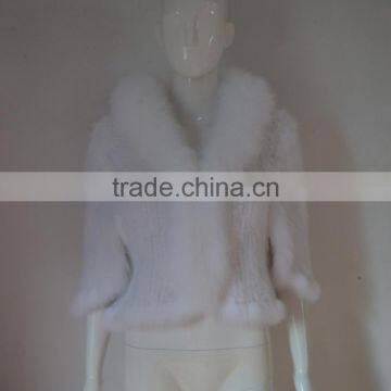 SJ468 Haining Tongxiang Luxury White Mink Fur Stole