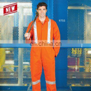 Mens 100% cotton safety uniform construction workwear multi colours fireproof work clothes