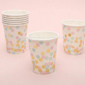 Cheap Disposable Polka Dot Party Paper Cups for Coffee Tea Milk Cola