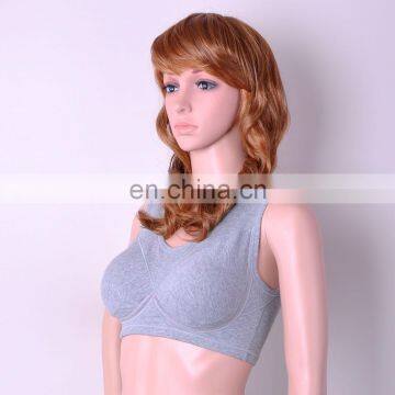 China Wholesale Breathable Thin Sex Woman Sports Cotton Bra photo-3
