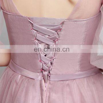 HS1612 Knee Length Short Cheap Wedding Bridesmaid Dress 2016 Custom Made 100% Real Images