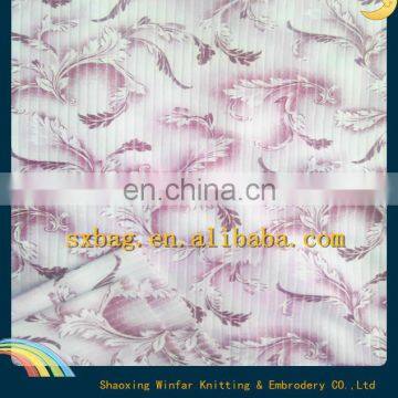 shaoxing textile T/C drop needle printed knitting polyester cotton interlock fabric