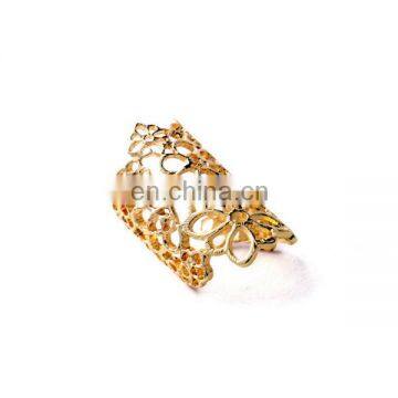 Fashion Hoop Lace Flower Rings Women's Rings Jewelry photo-2