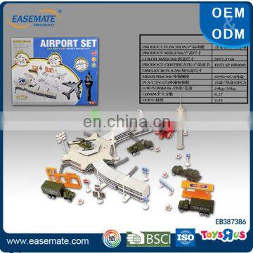 New item diecast airport play set toy for kids