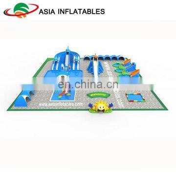 Inflatable Open Water Park Projects , Inflatable Mobile Water Park Equipment photo-2