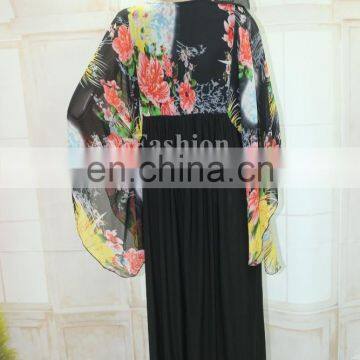 Islam Clothing Colour Mixture Modern Abaya Saudi Style Abaya Sale photo-4