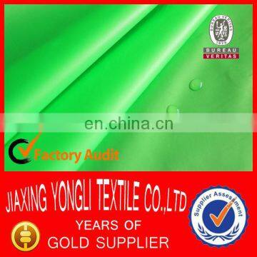 210T PU Coated and Waterproof Raincoat Fabric