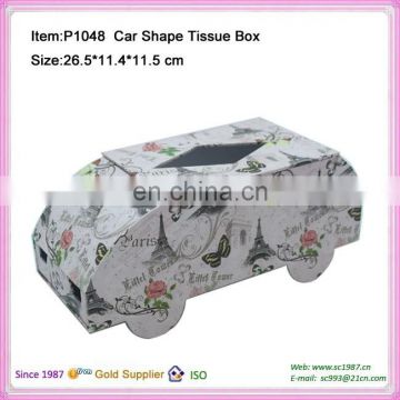 Special design Car Shape Paper Napkin Tissue Box Holder