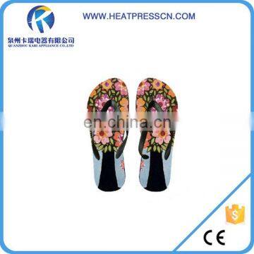 coloured sublimation printing Flip Flops slipper