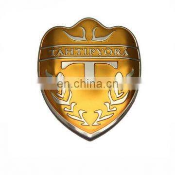 Custom Aluminum Embossed 3D Metal Wine Logo Adhesive Bottle Label Sticker Wine Lapel photo-3