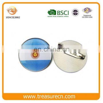 OEM Round Sticker Epoxy Dome Metal Badge/Wholesale Metal Lapel Pin