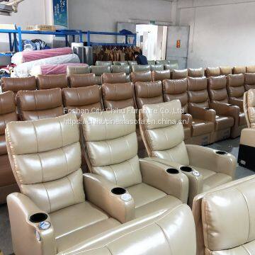 Modern Style Confortable Reclining Movie Cinema Sofa photo-4