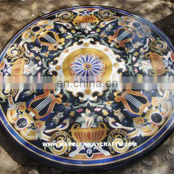 Round Inlay Marble Table Tops, Stone Table Top, Table Top