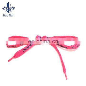 factory custom logo shoelaces with no minimun order