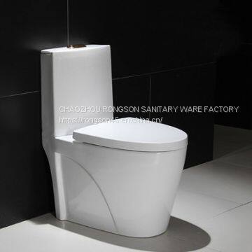 Bathroom ceramic good sale elegant design cheap dual flush one piece indoor western toilet bowl