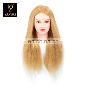 natural hair training mannequins head 100% human hair mannequin head human hair training mannequin head