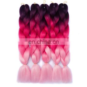 Bundle Weft wholesale synthetic hair extensions braids