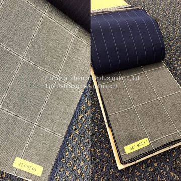 basic solid item 230grams TR solid men's suiting fabric uniform