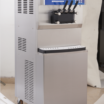 Mixture Flavors Soft Ice Machine Digital Panel