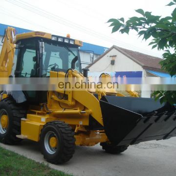 Monoblock High quality 4wd whole frame Backhoe loader 388