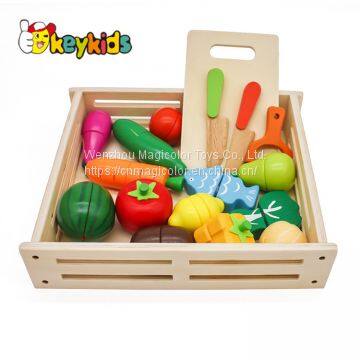 Новые деревянные игрушки для имитационного игры детьми - кухня с фруктами и овощами W10B224