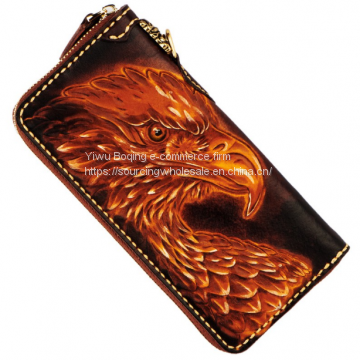 Handmade Real Leather Wallet Can be Customized in Batch photo-3