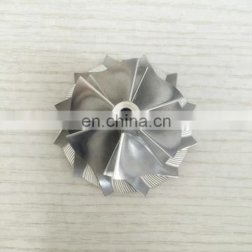 RHF5 44.20/58.00mm 6+6 Blades high performance billet/milling/aluminum 2618 turbo compressor wheel