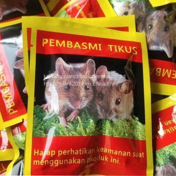 High quality pembasmi tikus rodenticide kill mice quicly Rat poison for paddy field Acute rodenticide rice bait