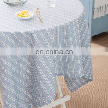 Japanese Style Indoor Kitchen Decoration Table Cover Geometric Lattice Cotton Linen Fabric Jacquard Tablecloth photo-6