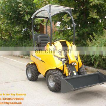 Chinese Small Wheeled Articulated Mini Loader photo-4