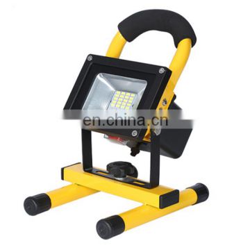 Red Blue Flicker Rechargeable Dimmable Flood Lights Portable LED Work Light