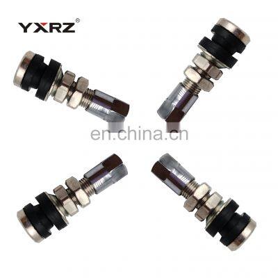 Durable tr48e aluminum metal electrical motorbike TR161C flush mount tubeless tire valve motorcycle valves