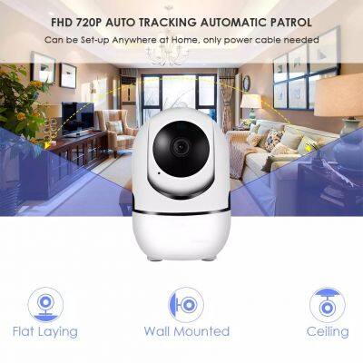 1080P FHD Human Auto Tracking Wireless IP CCTV Cameras P2P YCC365 APP Human Track Home Security Surveillance Camera photo-4