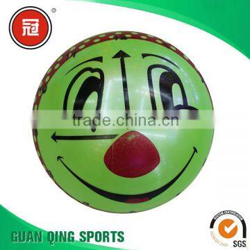 Lovely Cartoon Pattern Baby Kids PU Bouncing Ball Children Cartoon Developmental Toys