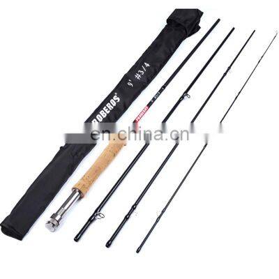 Amazon 9 футов 2,7 м В наличии #3/4 # 5/6 #7/8 Оптовая суперлегкая 4-сегментная рыболовная удочка в трубке для рыбалки на мушку photo-2
