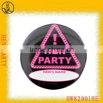 Best Selling Black Hen Party Badge on Sale