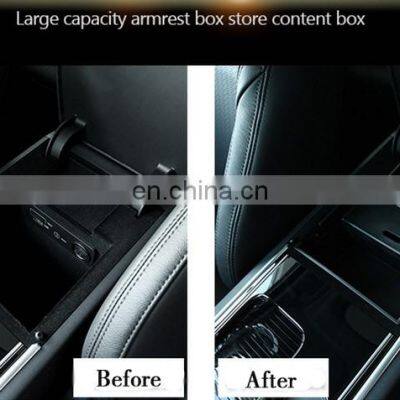 Car Interior Central Armrest Storage Box For Jaguar XE XF F-Pace 2016 Car Accessories photo-2