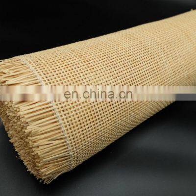 Sell - off Pre - woven Natural/ Bleached Rattan Cane Webbing Roll for chair table ceiling wall from manufacturer Viet Nam