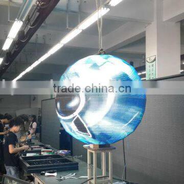 led ball(sphere led display) diameter 1m indoor full color led display