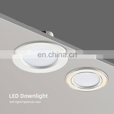 HUAYI Energy Saving Aluminum 7w 12w 18w 24w Indoor Home Office Ceiling Recessed LED Downlight photo-2