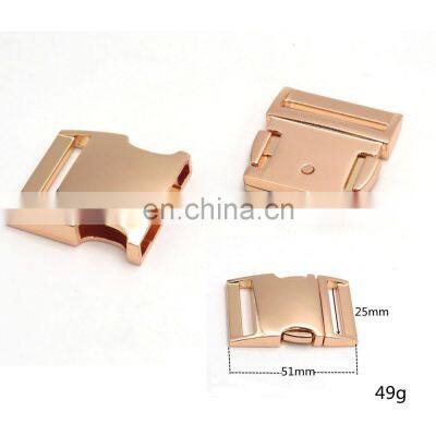 Golden Bag Fitting Accessories High Quality 3/4 Inch Adjustable Metal Buckle Pin 20mm Gold Snap Hook D Ring Clasp for Handbags photo-4